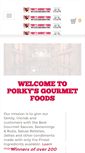 Mobile Screenshot of porkysgourmetstore.com